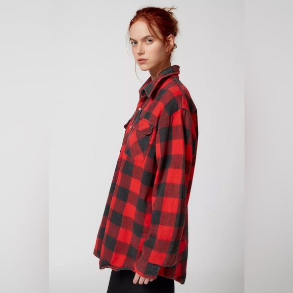 Vintage heavy weight flannel shirt from Urban Outfitters Urban Renewal - Picture 4 of 5